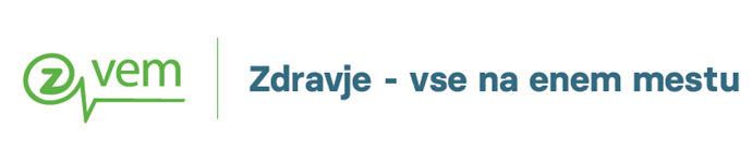 Logotipi zVem in napis Zdravje - vse na enem mestu